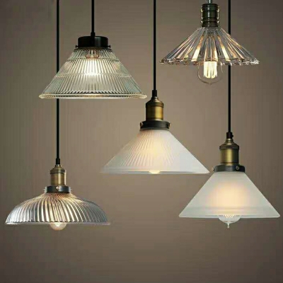 Hanging Lamps Kit Modern Style Ceiling Pendant Light Glass for Living Room