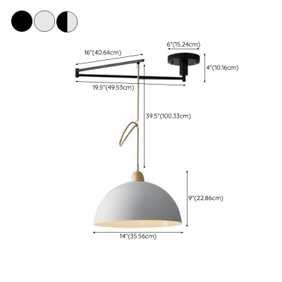 Metal Pendant Lighting Industrial Style Ceiling Lamps for Living Room