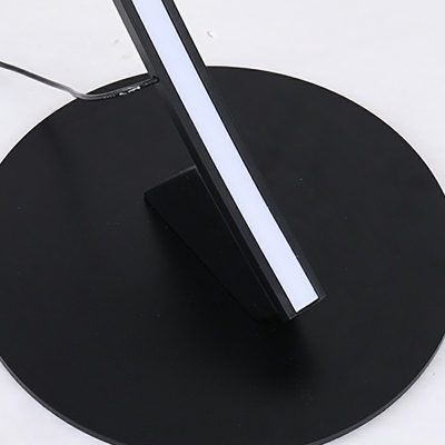 1 Light Floor Lights Minimalistic Style Linear Shape Metal Standing Lights