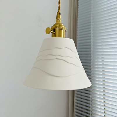 Ceramics Hanging Lamps Kit Modern Style Pendant Light for Bedroom