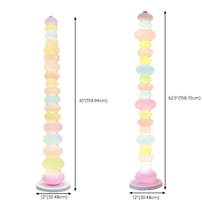 Standard Lamps Contemporary Style Floor Lamps Glass for Bedroom