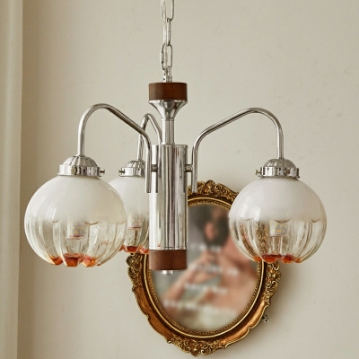 5 Light Pendant Lighting Ultra-Modern Style Ball Shape Metal Hanging Ceiling Light