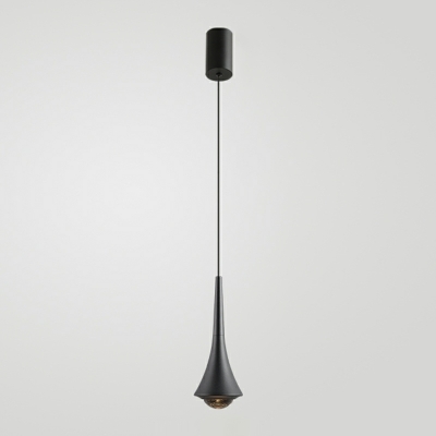 Nordic Minimalist Aluminum Single Pendant Creative LED Small Hanging Lamp