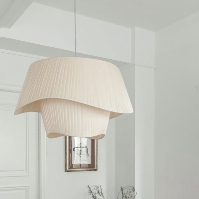 Nordic Minimalist Hanging Lamp Creative Pleated Fabric Hanging Lamp