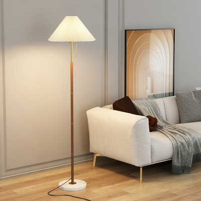 Floor Lamps Contemporary Style Fabric Standard Lamps for Living Room
