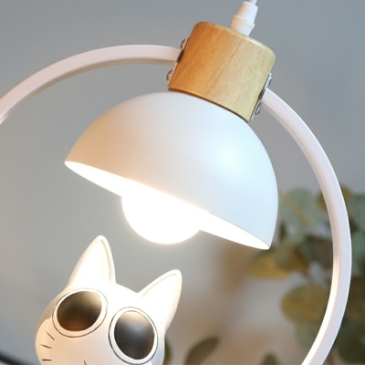 Modern Simple Single Pendant Creative Cartoon Cute Cat Hanging Lamp