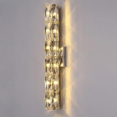 Vanity Lamps Contemporary Style Crystal Vanity Wall Sconce for Bathroom