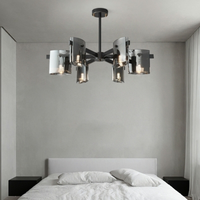 Nordic Creative Glass Chandelier Modern Minimalist Chandelier for Bedroom