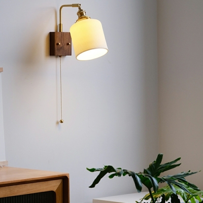 1 Light Wall Lighting Ideas Minimalist Style Geometric Shape Metal Sconce Light