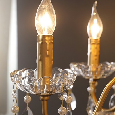 French Light Luxury Crystal Chandelier Creative Palace Style Chandelier