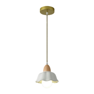 Minimalist Ceramic Hanging Lamp Modern Simple Wood Art Hanging Lamp