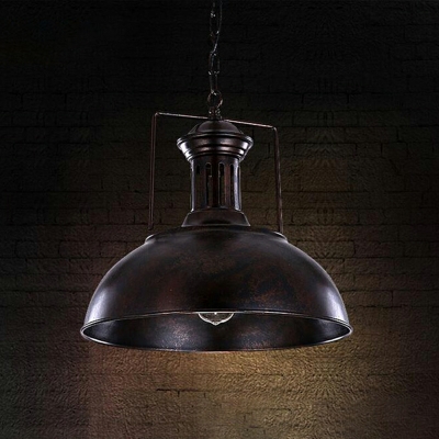 Dome Pendant Light Industrial Style Metal  Ceiling Lamps for Living Room