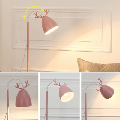 Nordic Simple Vertical Table Lamp Creative Macaron Floor Lamp for Bedroom