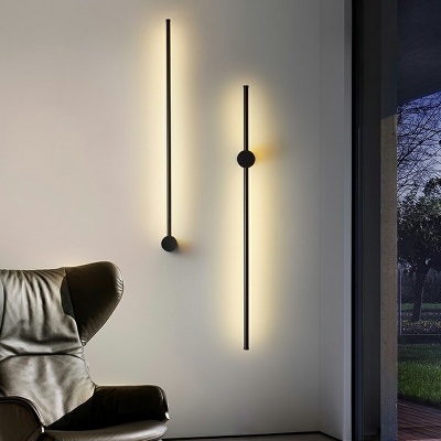 Simple Sconce Lights Contemporary Style Wall Mounted Lighting for Living Room