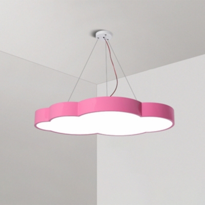 Modern Simple LED Hanging Lamp Cute Cloud Macaron Hanging Lamp