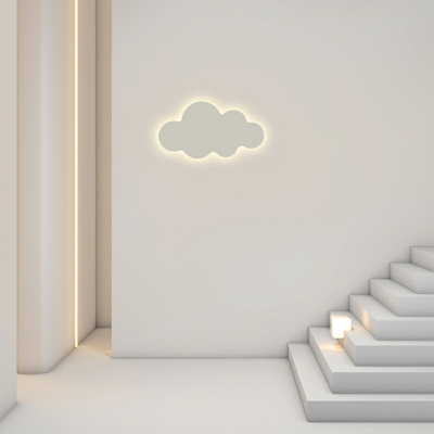 Cloud Wall Sconce Children's Room Style Acrylic Wall Lighting for Bedroom