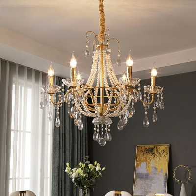 French Light Luxury Crystal Chandelier Creative Palace Style Chandelier