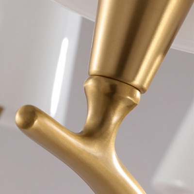 15 Light Pendant Light Kit Tradional Style Bell Shape Metal Ceiling Chandelier