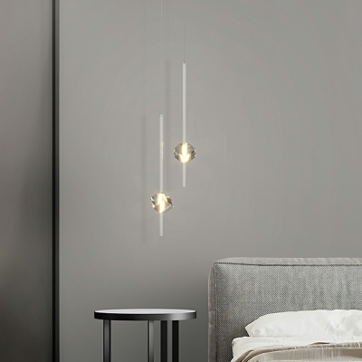 Modern Minimalist Crystal Single Pendant Creative LED Hanging Lamp