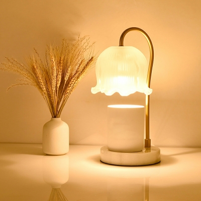 Modern Nightstand Lamps Glass Bedside Reading Lamps for Living Room