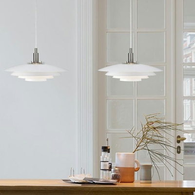 Nordic Personality Multi Layer Hanging Lamp Simple Metal Hanging Lamp