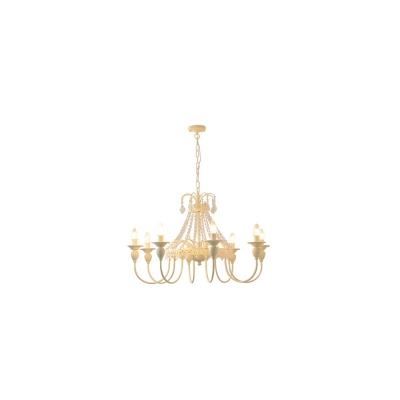 American Retro Crystal Chandelier Creative Candlestick Chandelier for Dining Room
