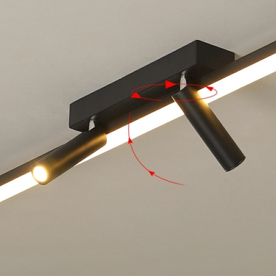 Flush Mount Lamps Modern Style Flush Light Fixtures Acrylic for Living Room