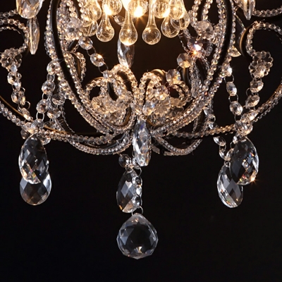French Light Luxury Crystal Chandelier Creative Medieval Chandelier
