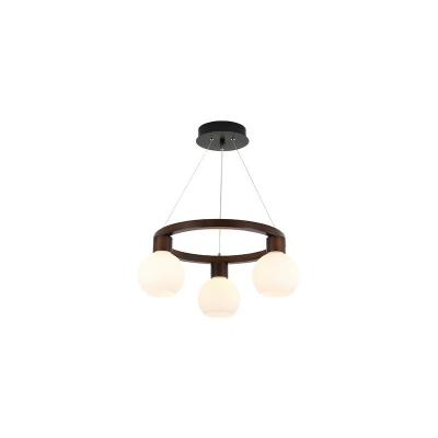Globe Hanging Lamps Modern Style Glass Ceiling Pendant Light for Living Room