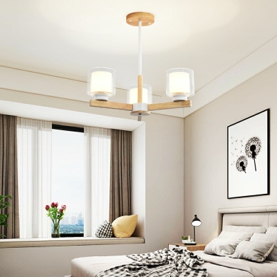 Pendant Lighting Contemporary Style Glass Pendant Light Kit for Bedroom