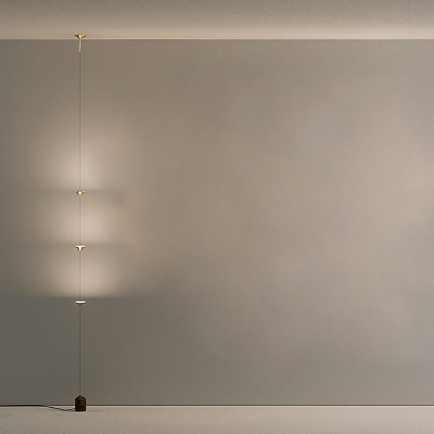 3 Light Floor Light Contemporary Style Geometric Shape Metal Standing Lights