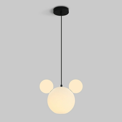 Modern Cute Mickey Hanging Lamp Simple Cartoon Hanging Lamp for Children's Room