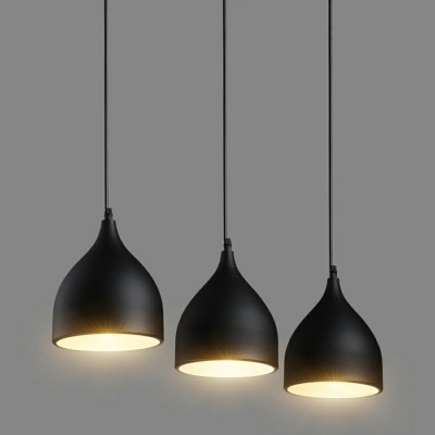 Modern Minimalist Aluminum Single Pendant Creative Multicolor Hanging Lamp for Restaurant