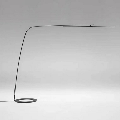 1 Light Standard Lamps Contemporary Style Floor Lamps Metal for Living Room