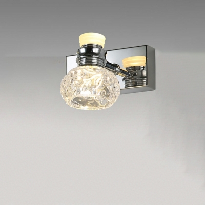 1 Light Vanity Light Nordic Style Ball Shape Metal Wall Mounted Lamps