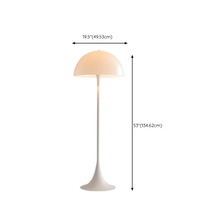 Dome Standard Lamps Contemporary Style Floor Lamps Acrylic for Living Room