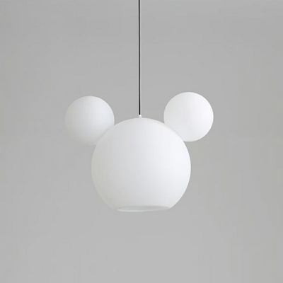 Modern Cute Mickey Hanging Lamp Simple Cartoon Hanging Lamp for Children's Room