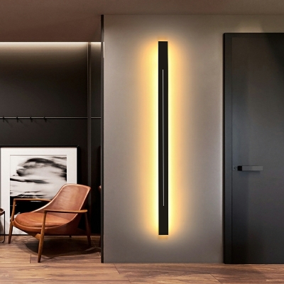 LED Linear Metal Sconce Light Fixtures Modern for Living Room