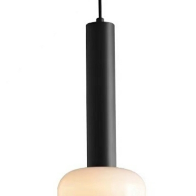 Nordic Minimalist Art Glass Pendant Light for Entrance and Bedroom