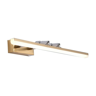 1 Light Contemporary Style Linear Shape Metal Vanity Sconce Lights