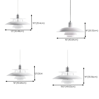 1 Light Antique Style Dome Shape Metal Hanging Pendant Light