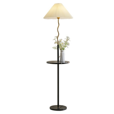1 Light Minimalistic Style Cone Shape Metal Floor Standing Lamps