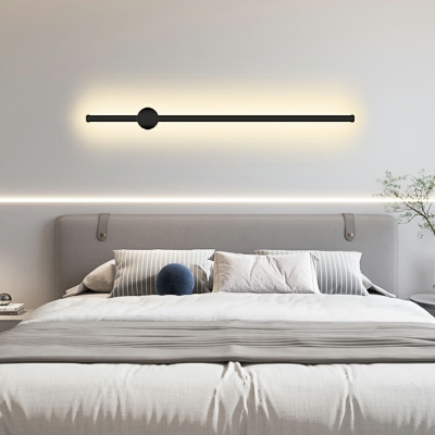1 Light Modern Style Linear Shape Metal Wall Mounted Vanity Lights