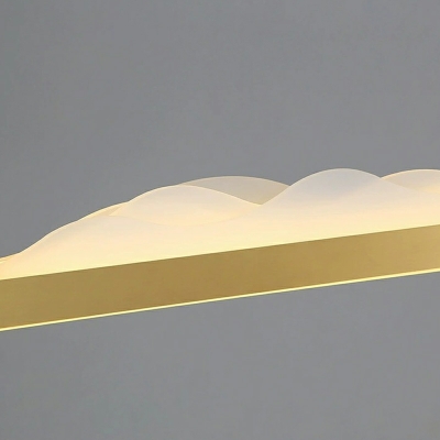 1 Light Minimalist Style Geometric Shape Metal Island Lighting Fixtures
