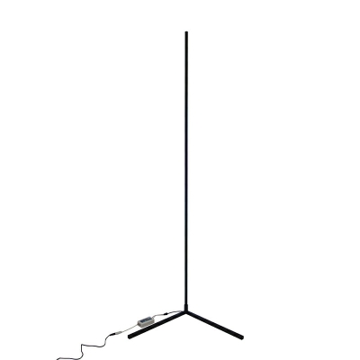 1 Light Modernist Style Linear Shape Metal Standing Floor Lamps