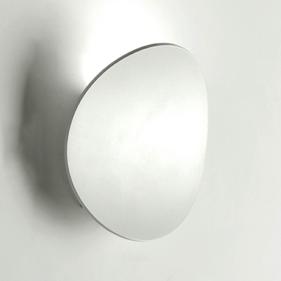 1 Light Simple Style Round Shape Metal Wall Mounted Lights