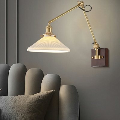 Adjustable Metal Wall Mounted Light Fixture Minimalism for Bedroom