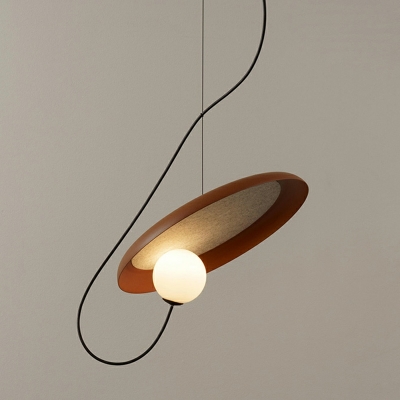 Metal Contemporary Suspension Pendant Light Disc for Dinning Room