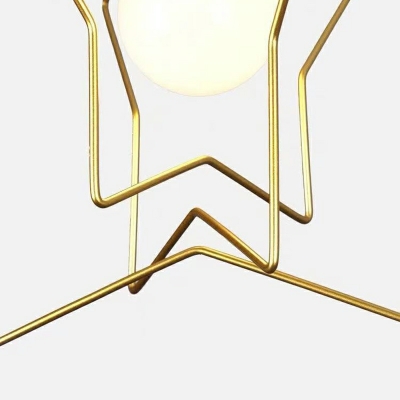 1 Light Loft Style Geometric Shape Metal Hanging Pendant Lights