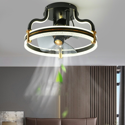 1 Light Minimalism Style Circle Shape Metal Ceiling Flush Mount Lights